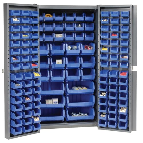 Global Industrial Blue / 38 inches x 24 inches x 72 inches / Industrial Storage Cabinets