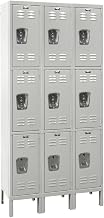 U3258-3PL Locker,36"X15"X78",Trpl Tier,Knock-Dwn