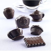 Silikomart Silicone Easy Chocolate Mold, Assorted, Teatime
