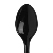 Dixie Individually Wrapped 6" Heavy-Weight Polypropylene Plastic Teaspoon by GP PRO (Georgia-Pacific) – Heavy-Weight (1,000 Count), Polypropylene, Black, Pack of 1000, Model PTH53C