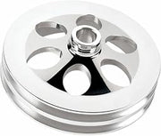 Billet Specialties Power Steering Pulley 2 Groove Press-On('75-U