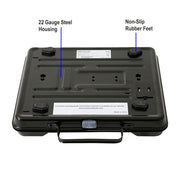SBWGP100 - Portable Electronic Utility Bench Scale by Brecknell – 100 lb Capacity, Plastic, Black