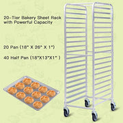 ReunionG 20 Tiers / Silver / 400.0 pounds Bakery Racks