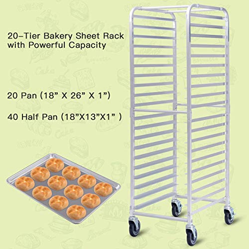 ReunionG 20 Tiers / Silver / 400.0 pounds Bakery Racks