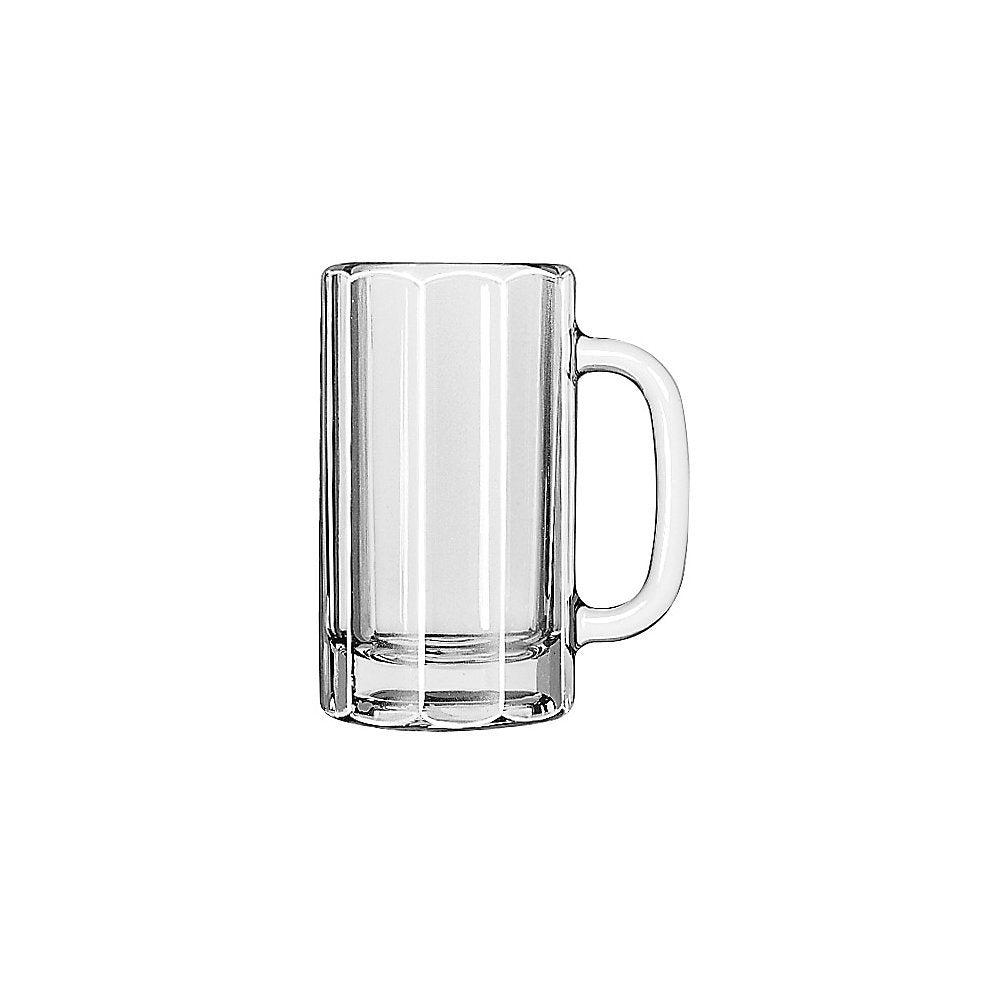 Glassware Paneled Mug by Libbey – 16 ounce, Glass, Pack Of 12, Pack of 12, Model 5020