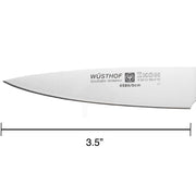 IKON 3½" Paring Knife by Wüsthof – 3.5", Stainless Steel, Brown, Model 4986/09