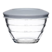 Anchor Hocking 2 Cup, 6-Piece Set (3 Bowls and 3 Lids) / Clear / Casual Mixing Bowls