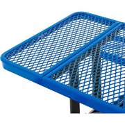 Global Industrial Blue / Industrial / 96 inches x 30 inches x 29.5 inches Picnic Tables