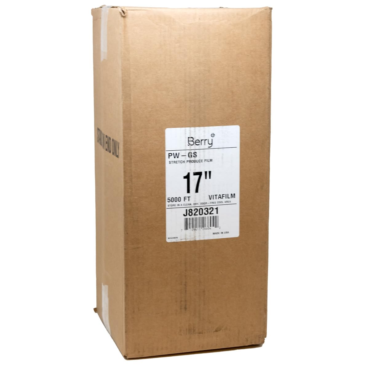Berry Plastics Premium Premium Produce Film Clear by Berry Global – 15", Film, Clear, Model 820321