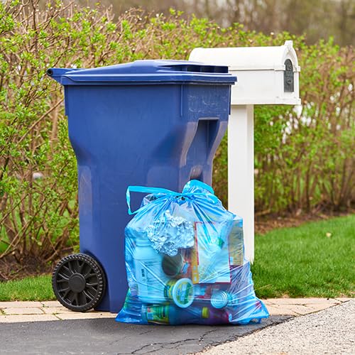 Hefty 60 Count (Pack of 6) / Blue / 1 Trash Bags