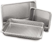 Royal Industries Full-Size Steam Table Pan, Perforated, 6"