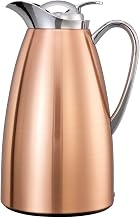 Service Ideas CJZ1CP Classy Vacuum Carafe, 1 Liter Capacity, Copper, Brushed Finish (Case of 6)
