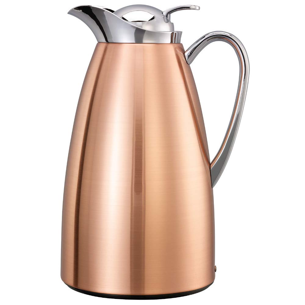 CJZ1CP Classy Vacuum Carafe by Service Ideas – 1.0 liters