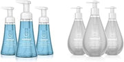 Method Foaming Hand Soap, Sea Minerals, Biodegradable Formula, 10 fl oz (Pack of 3) & Gel Hand Soap, Sweet Water, Biodegradable Formula, 12 fl oz (Pack of 3)