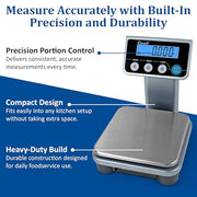 San Jamar Small Portion / Silver / Modern Digital Scales