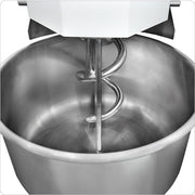 Commercial Spiral Dough Mixer by Eurodib – 77.0 quarts, Stainless Steel, White, Model LR GM50B