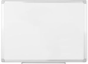 MasterVision Whiteboard Earth, Melamine Dry Erase Board, 18" x 24", Double sided with Aluminum Frame