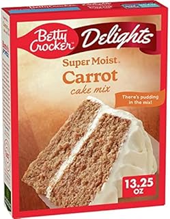 Betty Crocker Delights Super Moist Carrot Cake Mix (Pack of 12)