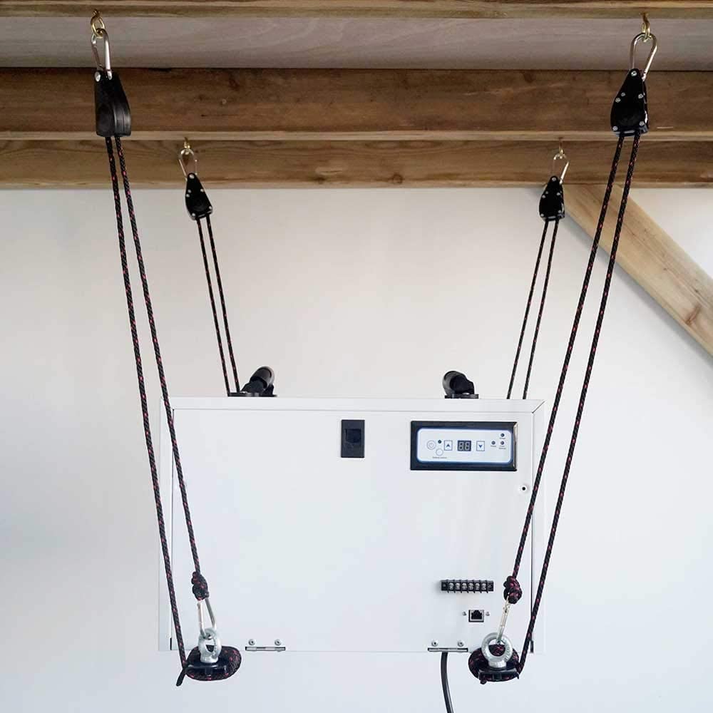 Hanging Kits for Crawl Space & Basement Dehumidifiers by ALORAIR – 300.0 pounds, Polypropylene, Stainless Steel, Black, Model AlorAir Hanging Kits