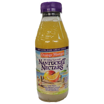 Orange Mango - 15.9 oz (6 Plastic Bottles) by Nantucket Nectars – 16 Fl Oz (Pack of 6)