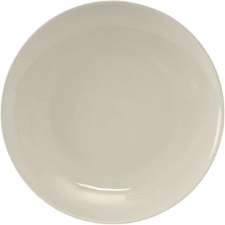 Tuxton China VEA-115 Plate, 11-5/8" Diameter, Round, Coupe, Microwave and Dishwasher Safe, Oven Proof, Fully Vitrified, Ceramic, Venice, American White/Eggshell, Pack of 12