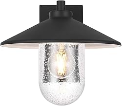 Elegant Lighting Scott 10" Outdoor Wall Sconce in Black
