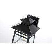 Bambrey One Light Outdoor Wall Sconce Black by Lighting Design – Iron, Black, Model OD352W12BK