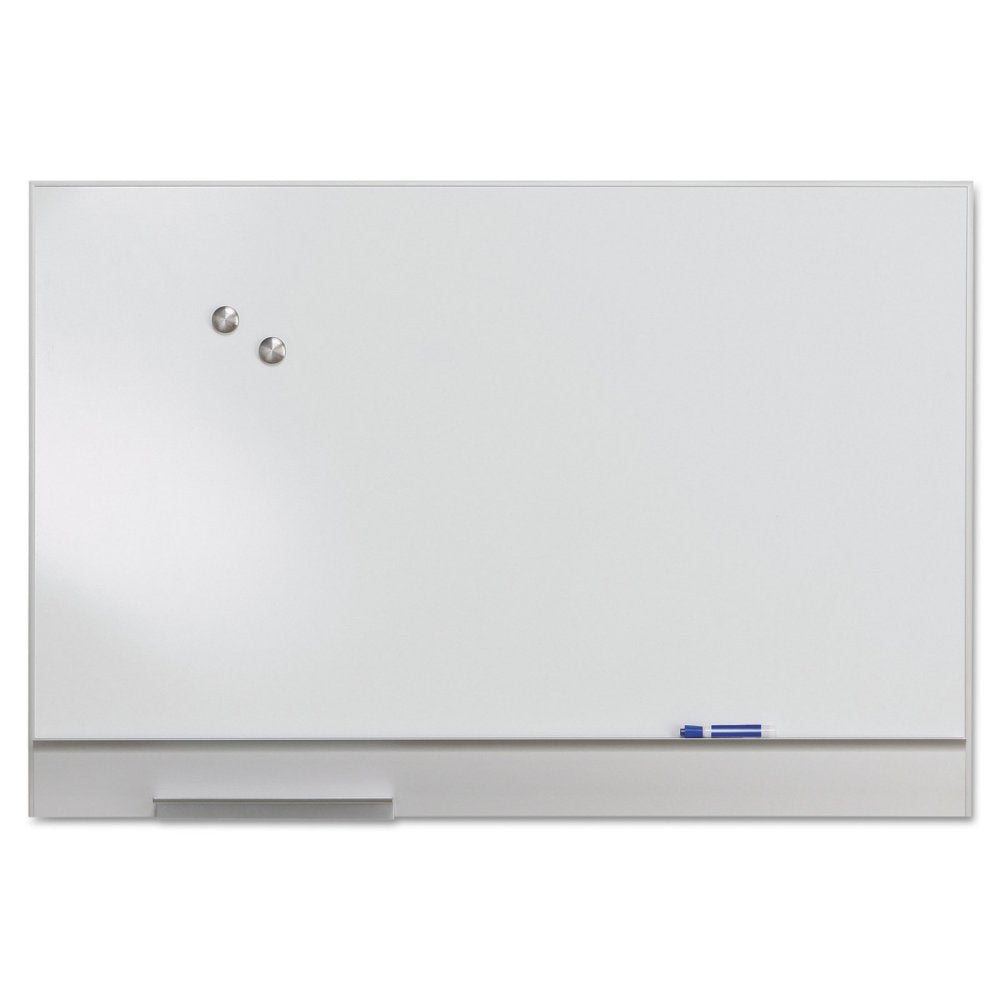 Iceberg Silver, White / 48"W x 32"H / 1 Dry Erase Boards