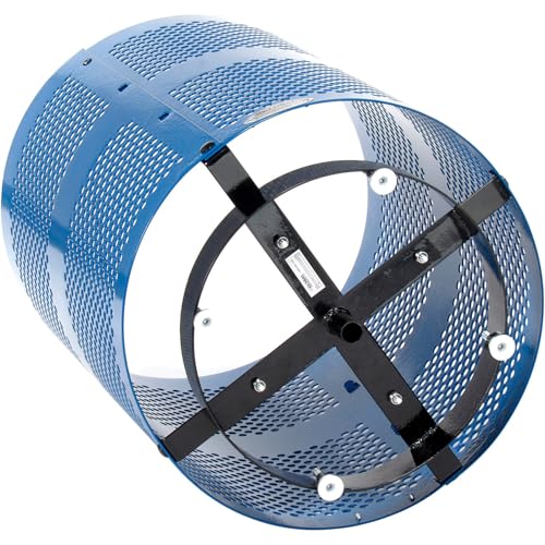 Global Industrial Blue / Industrial / 36.0 gallons Outdoor Trash Cans