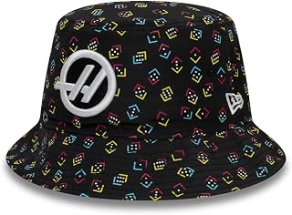 Haas Racing F1 Special Edition Vegas GP New Era Tapered Bucket Hat - Black