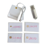 ISO7816 Contact Smart Card Reader DOD Military USB Common Access CAC by XCRFID – Black