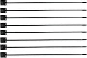 Trion WonderBar Black Metal Display Fixture Hooks - 16" L, 8 per Box