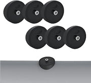 Fernco Access Point 6-Piece Pipe Plug Cleanout Set Sewer and Drain, Black