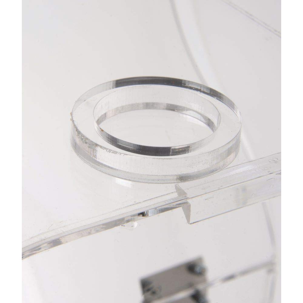 Bak 100 Single Container Bakery Display Case by Rosseto – 12, Acrylic, Clear, Model BAK1203