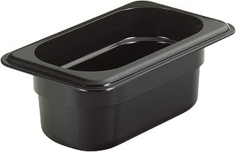 Cambro 92HP110 Food Pan 1/9 X 2" H-Pan Black Case of 6