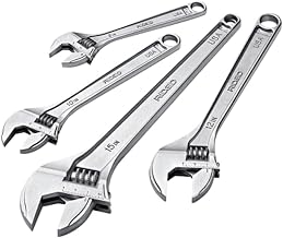 RIDGID 86907 758 Adjustable Wrench, 8-inch Adjustable Wrench for Metric and SAE