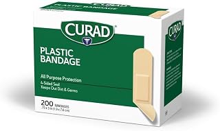 Medline CURAD Plastic Bandage, 3/4" x 3", 200/Count