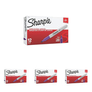 Fine Point Permanent Marker (Pack of 4) by Sharpie – 1 Count (Pack of 48), Plastic, Purple, Pack of 48, Model 30008