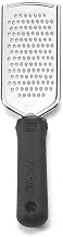 TableCraft E5615 Cheese Grater, Stainless Steel with Small Holes, FirmGrip Soft Black Ergonomic Handle, Non-Slip Grip, 9" x 2-1/8" x 7/8"