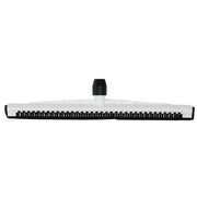 Justman Brush Black Poly/Black Neoprene Floor Scrubber Brush with Squeegee - 22"L by Justman Brush Company – Plastic, Black, Model 4522BK