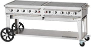Pro Series 72'' Rental Mobile Grill - Bulk Propane Tanks Model