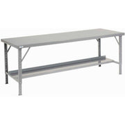 Heavy Duty Workbench w/Steel Square Edge Top by Global Industrial – Steel, Gray, Model 606759