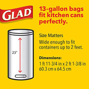 Glad White / 1 Count (Pack of 1) / Fresh Trash Bags