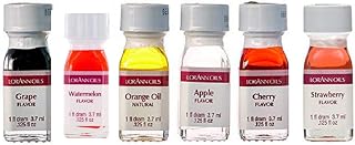 LorAnn Oils LorAnn Super-Strength Pack #2 6 Fruity Flavors in dram bottles (.0125 fl oz - 3.7ml)