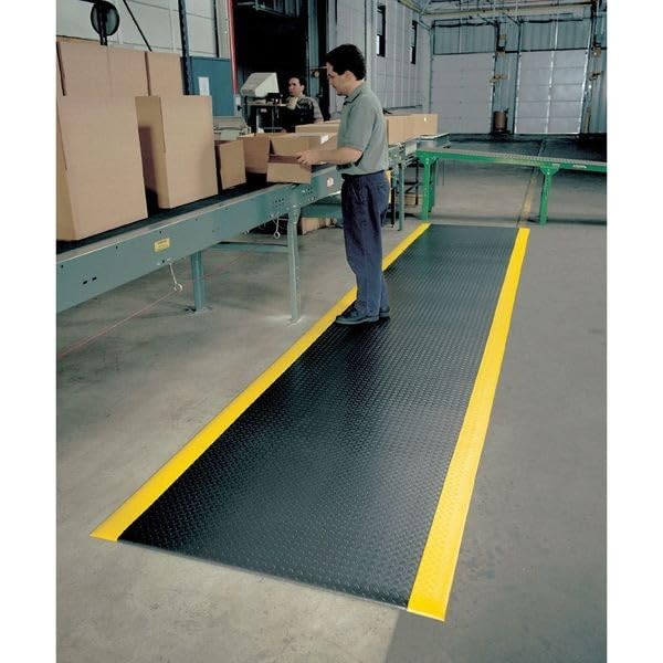 Antifatigue Mat by Notrax – 2 ft x 8 ft, Black