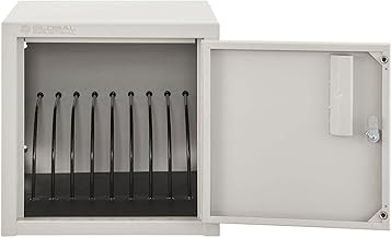 Global Industrial Wall or Desk Tablet Charging Station, Up to 8 Device