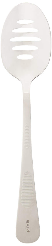 Mercer Culinary Slotted Bowl - 7 7/8" / Silver / 7 7/8" Soup Spoons