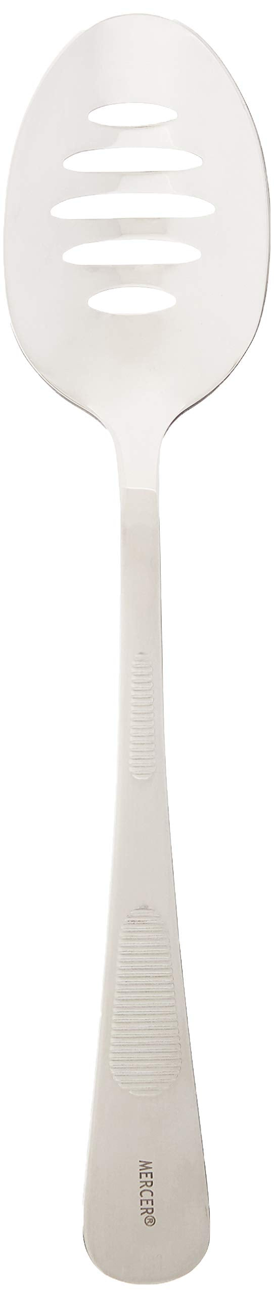 Mercer Culinary Slotted Bowl - 7 7/8" / Silver / 7 7/8" Soup Spoons
