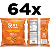 Sunchips Harvest Cheddar Flavored / 64 Count (Pack of 1) / Harvest Cheddar Chips & Crisps