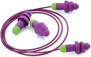 Moldex 507-6405 Rockets Reusable Earplug, Corded (Pack of 50) Bright Blue